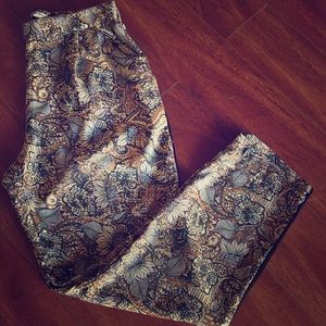 Floral dress pants